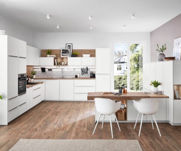 Nobilia L-Küche Innovativ Nussbaum